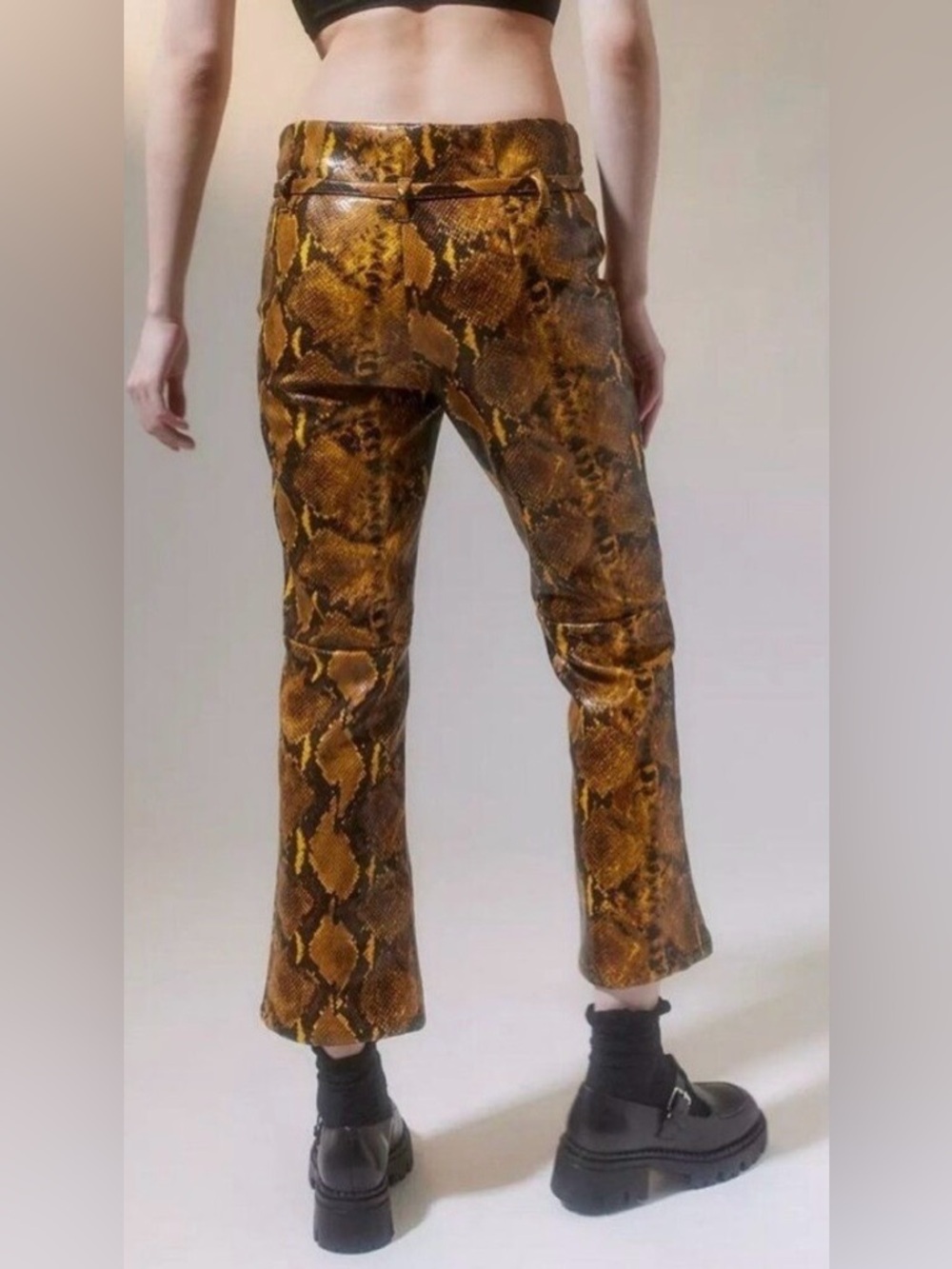 Urban Outfitters Snake-Print Flare Pants - Picture 3 of 16